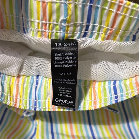 George Multicolor Striped Shorts - Picture 2 of 2